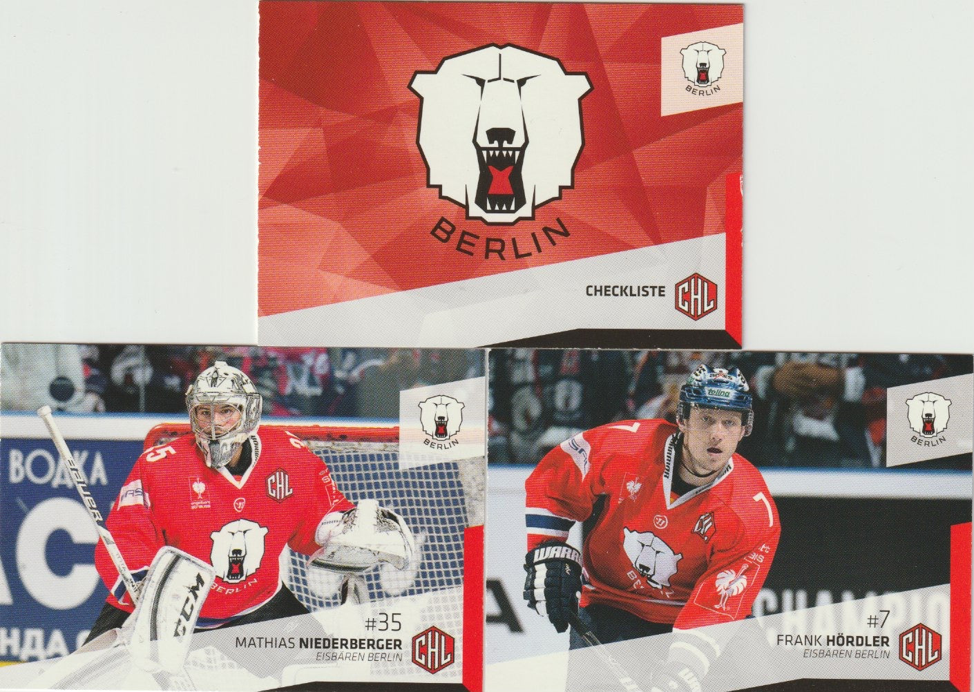 DEL 2014-15 CityPress - No. 301 to 323 and CL 436 - Eisbären Berlin CHL Team