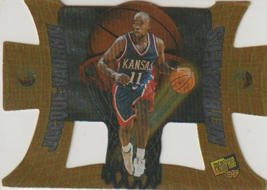 NBA 1997 Press Pass Net Burners Promo - No 4 of 4 - Jacque Vaughn