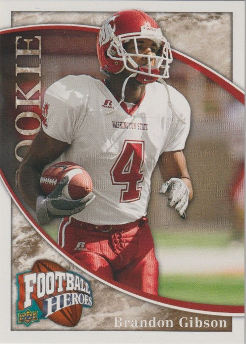 NFL 2009 Upper Deck Heroes - No 147 - Brandon Gibson