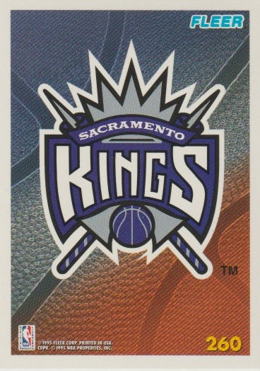 NBA 1994-95 Fleer European - No 260 - Team Logo Sacramento Kings