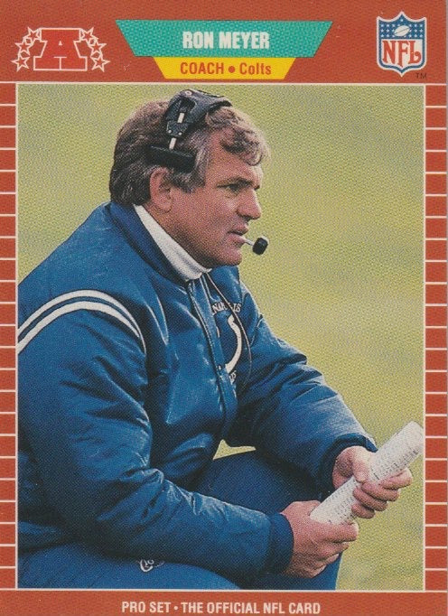 NFL 1989 ProSet - No 166 - Don Meyer