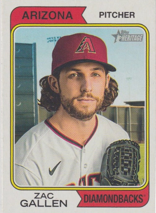 MLB 2023 Topps Heritage - No 143 - Zac Gallen