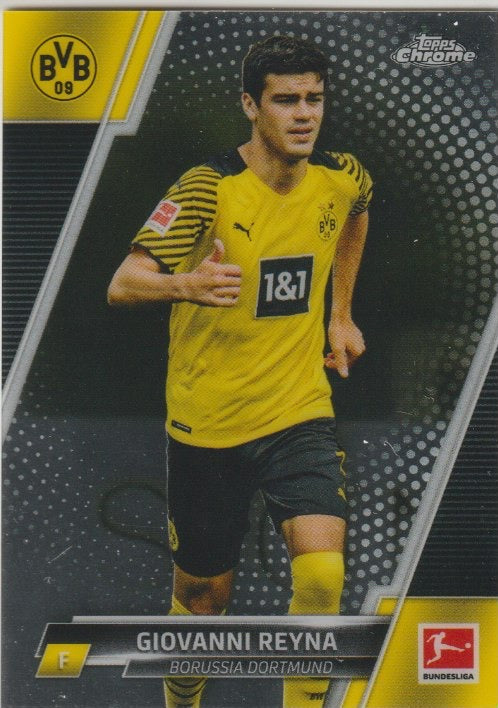 Soccer 2021-22 Topps Chrome Bundesliga - No. 29 - Giovanni Reyna