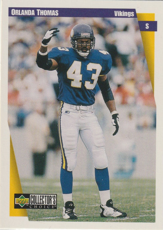 NFL 1997 Collector's Choice - No 302 - Orlanda Thomas