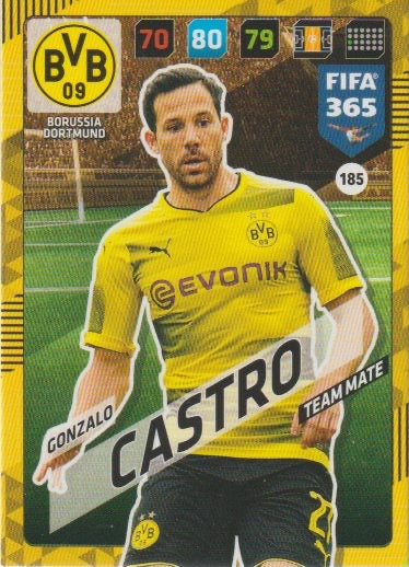 Fussball 2018 Panini FIFA 365 Adrenalyn XL - No 185 - Gonzalo Castro