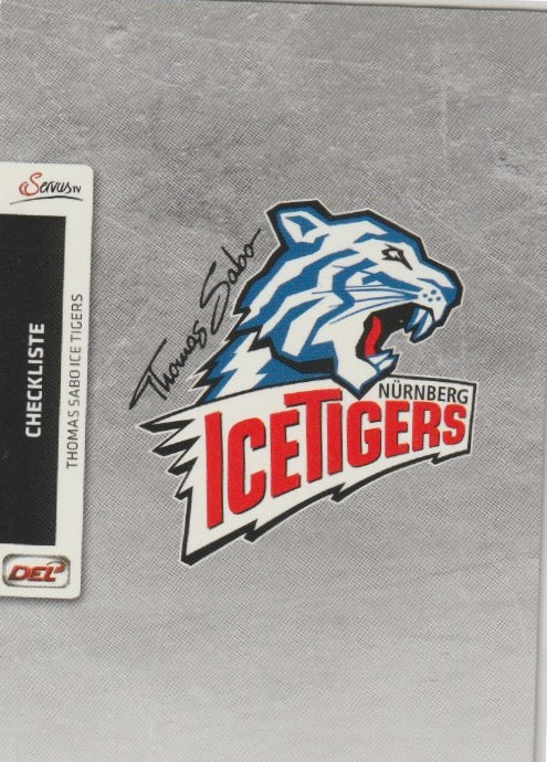 DEL 2012-13 CityPress - No 458 - Checkliste Thomas Sabo Ice Tigers