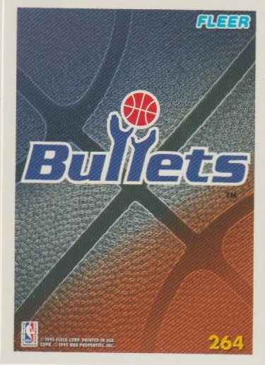 NBA 1994-95 Fleer European - No 264 - Team Logo Washington Bullets