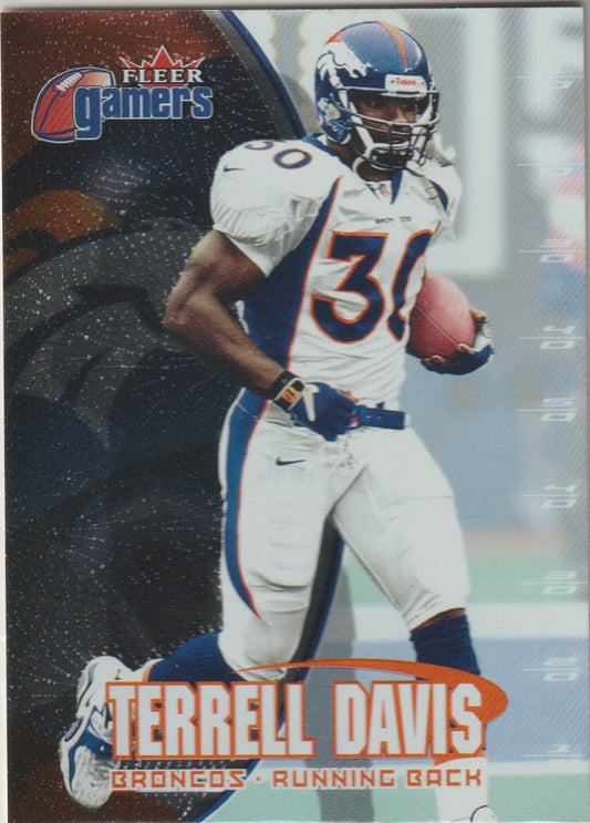 NFL 2000 Fleer Gamers - No 33 - Terrell Davis
