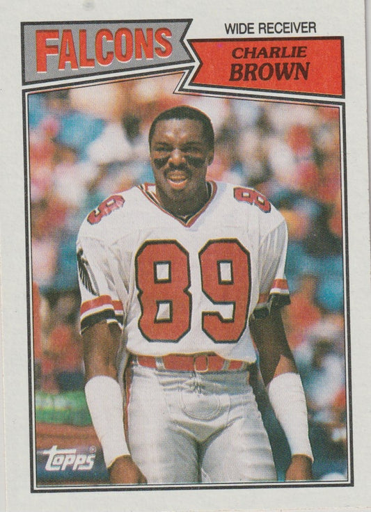 NFL 1987 Topps - No 252 - Charlie Brown