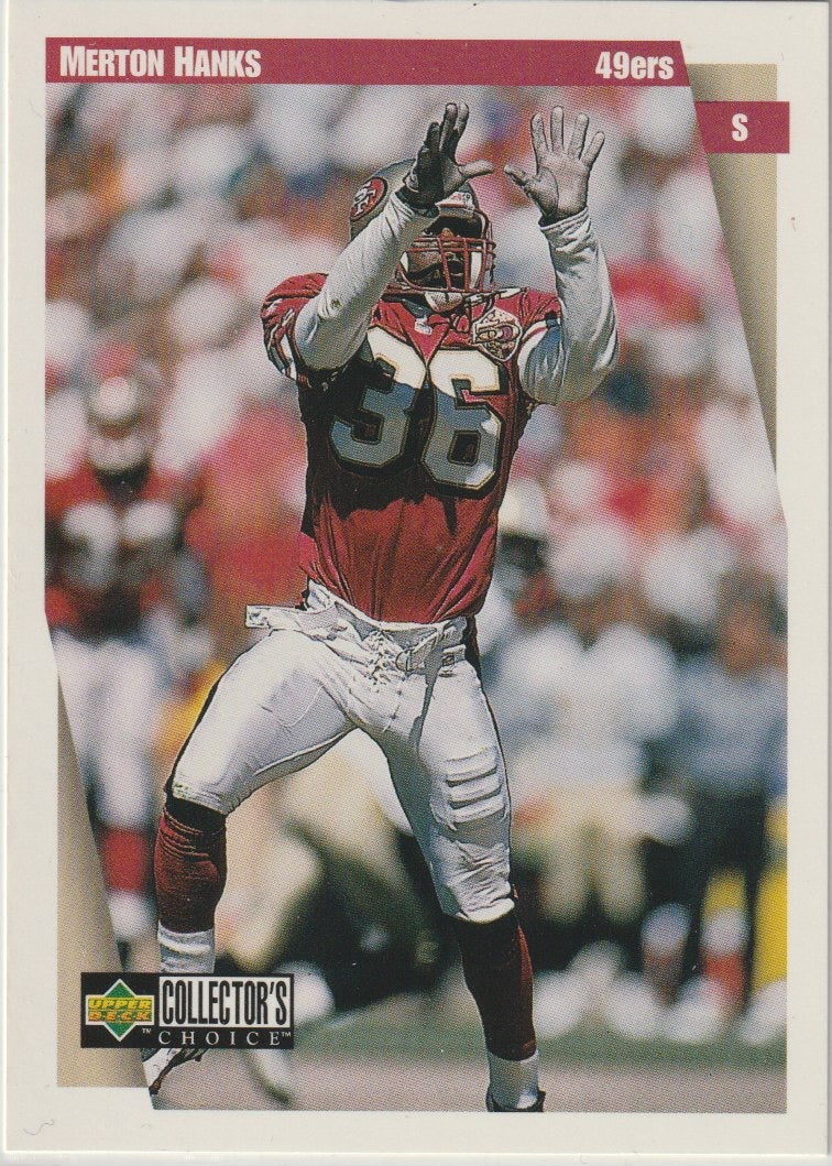 NFL 1997 Collector's Choice - No 87 - Merton Hanks