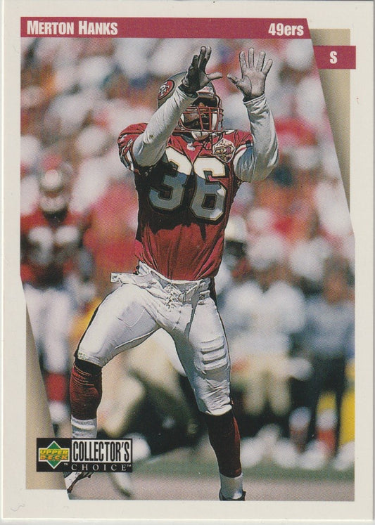 NFL 1997 Collector's Choice - No 87 - Merton Hanks