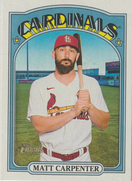 MLB 2021 Topps Heritage - No 677 - Matt Carpenter