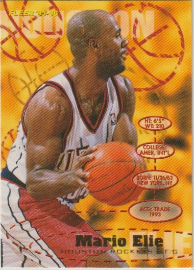 NBA 1995-96 Fleer European - No 291 - Mario Elie