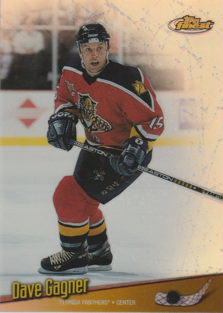 NHL 1998-99 Finest No Protectors Refractors - No 114 - Dave Gagner