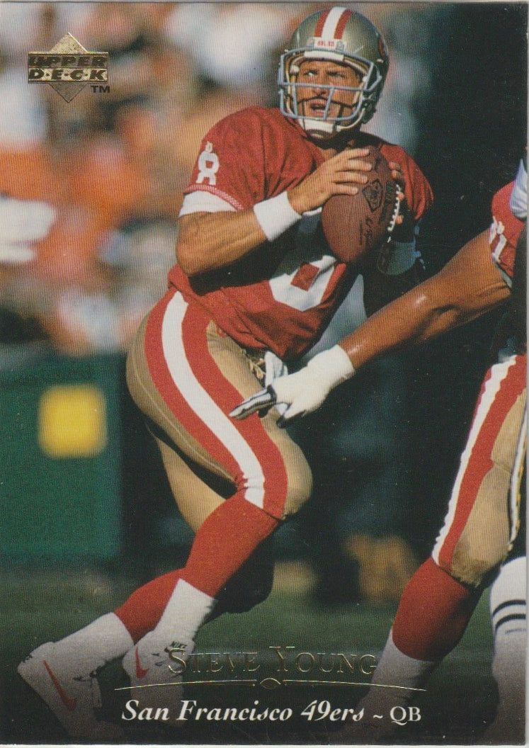 NFL 1995 Upper Deck - No 100 - Steve Young