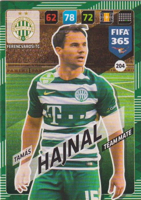 Fussball 2018 Panini FIFA 365 Adrenalyn XL - No 204 - Tamas Hajnal