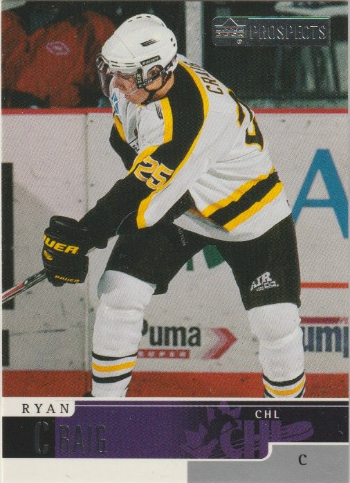NHL 1999-00 UD Prospects - No 31 - Ryan Craig