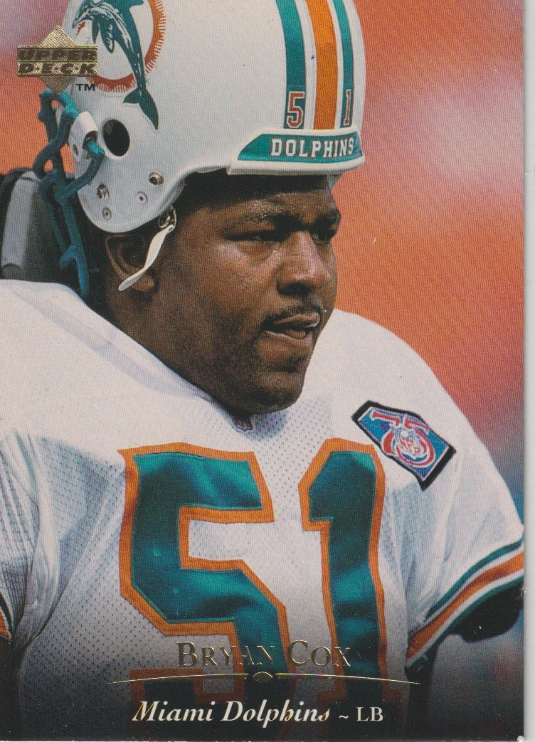 NFL 1995 Upper Deck - No 159 - Bryan Cox