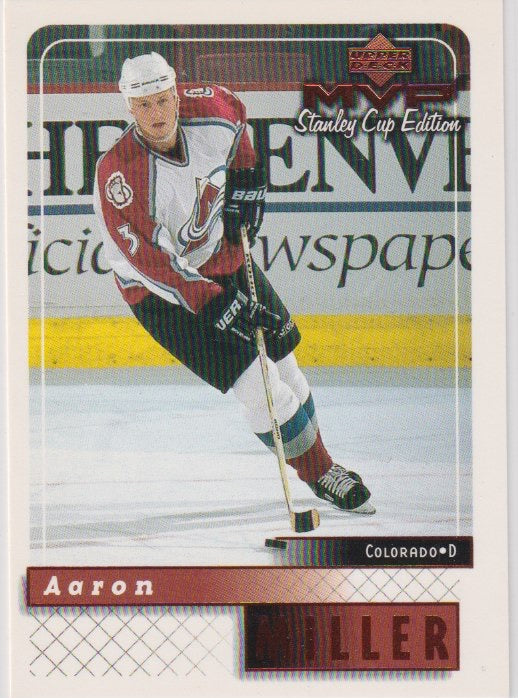 NHL 1999-00 Upper Deck MVP SC Edition - No 49 - Aaron Miller