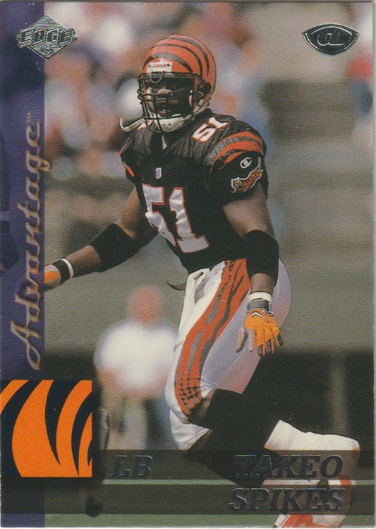 NFL 1999 Collector's Edge Advantage - No 39 - Takeo Spikes