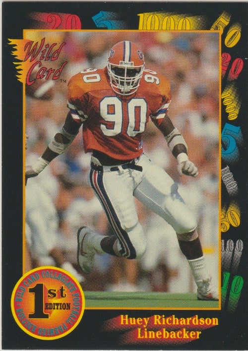 NFL 1991 Wild Card Draft - No 123 - Huey Richardson
