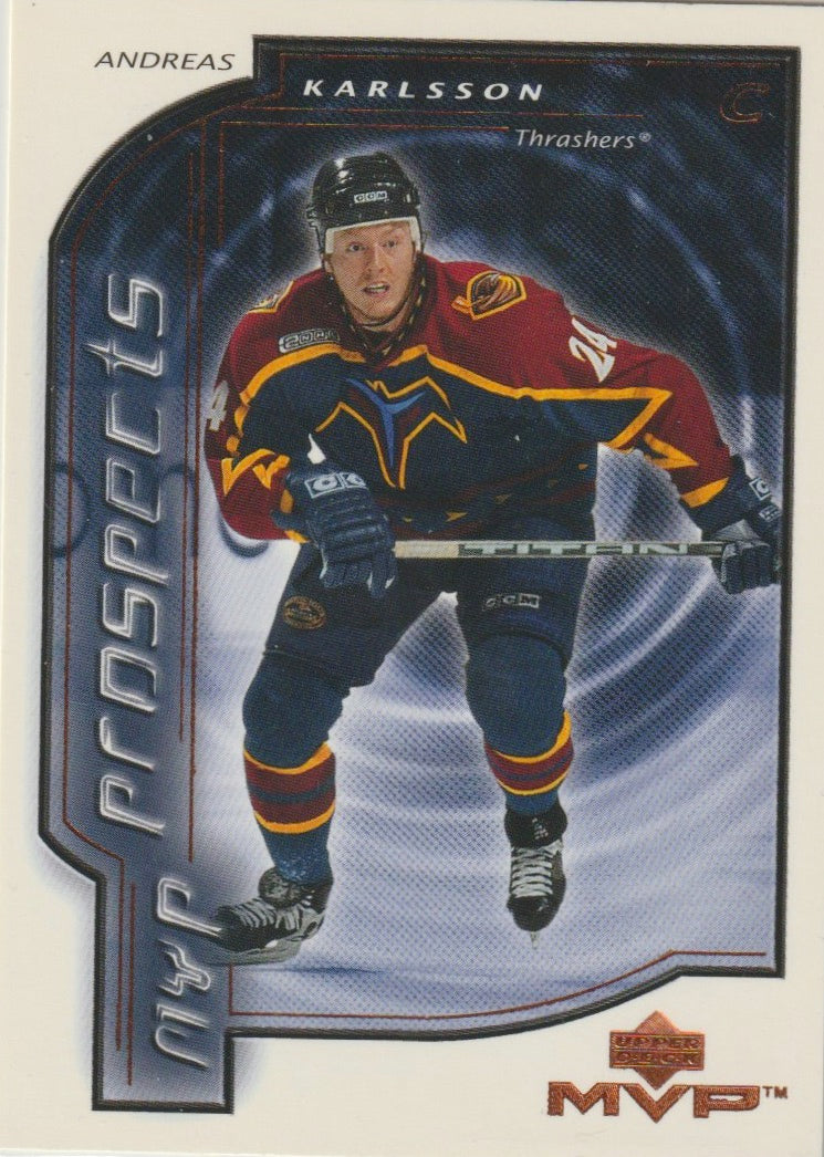 NHL 2000-01 Upper Deck MVP - No 185 - Andreas Karlsson