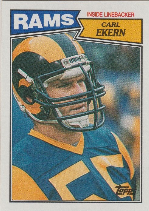 NFL 1987 Topps - No 155 - Carl Ekern