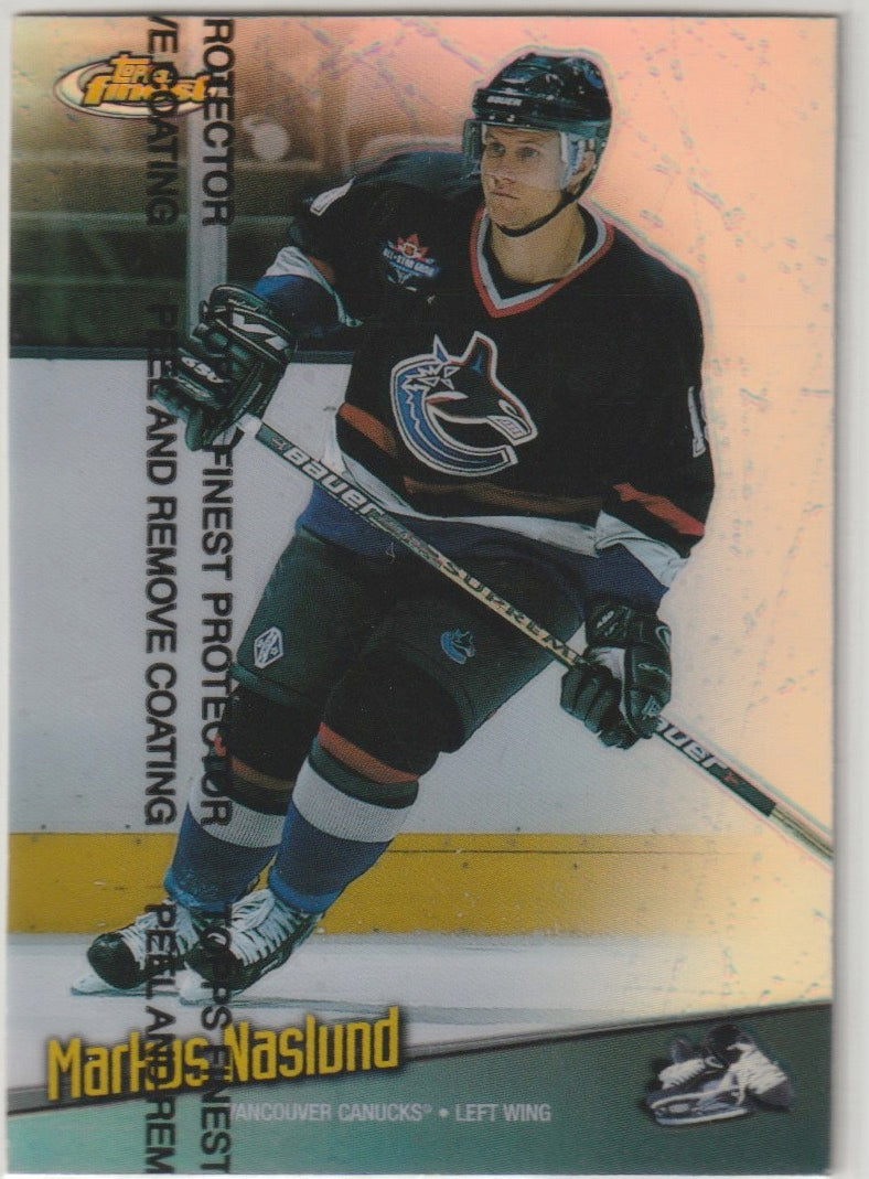 NHL 1998-99 Finest Refractors - No 90 - Markus Naslund