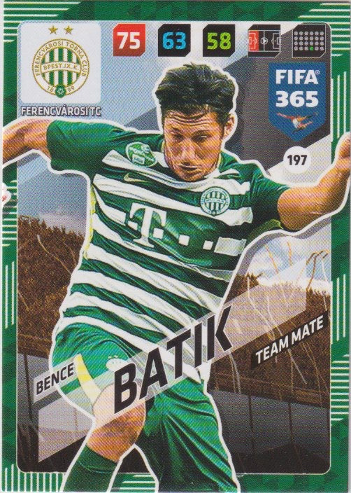 Fussball 2018 Panini FIFA 365 Adrenalyn XL - No 197 - Bence Batik