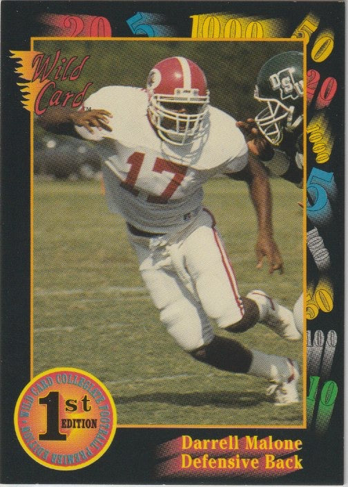 NFL 1991 Wild Card Draft - No 135 - Darrell Malone