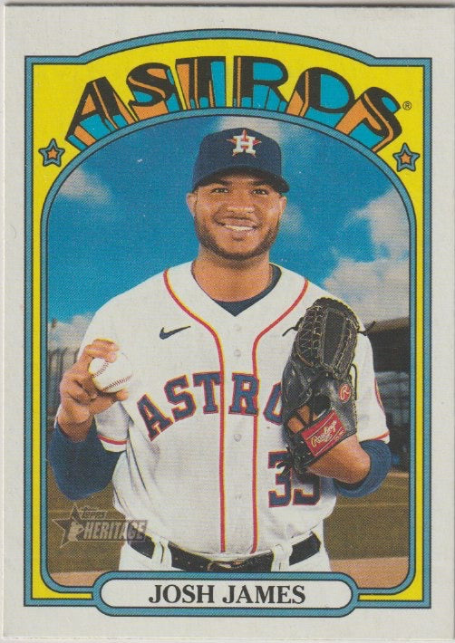 MLB 2021 Topps Heritage - No 657 - Josh James