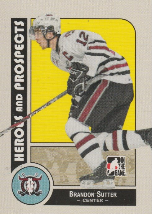 NHL 2008-09 ITG Heroes and Prospects - No 62 - Brandon Sutter