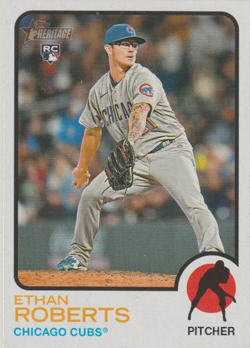 MLB 2022 Topps Heritage - No 682 - Ethan Michael Roberts