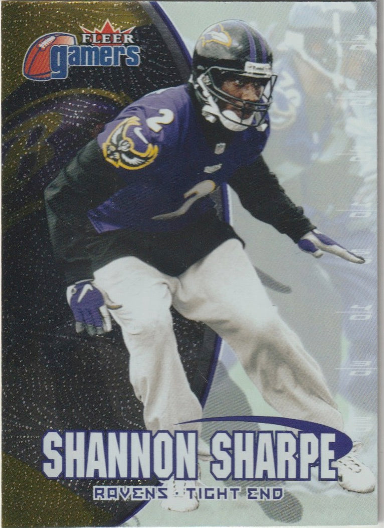NFL 2000 Fleer Gamers - No 45 - Shannon Sharpe