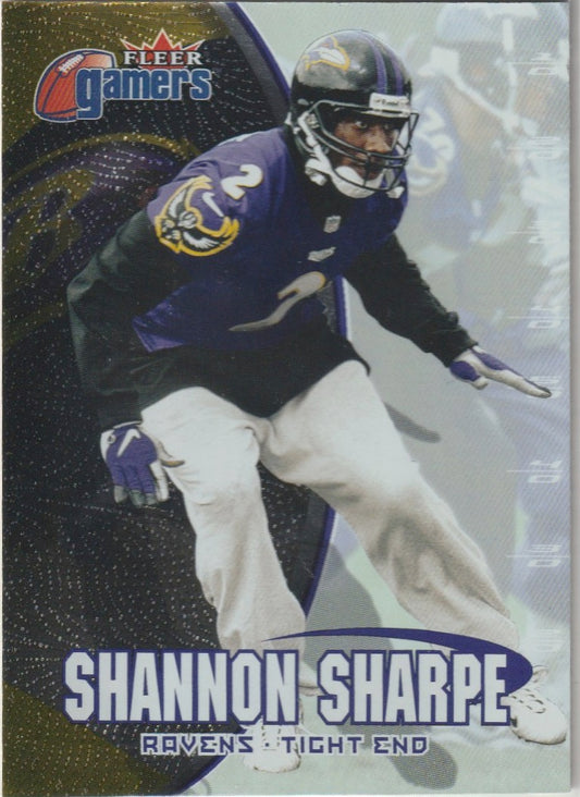NFL 2000 Fleer Gamers - No 45 - Shannon Sharpe