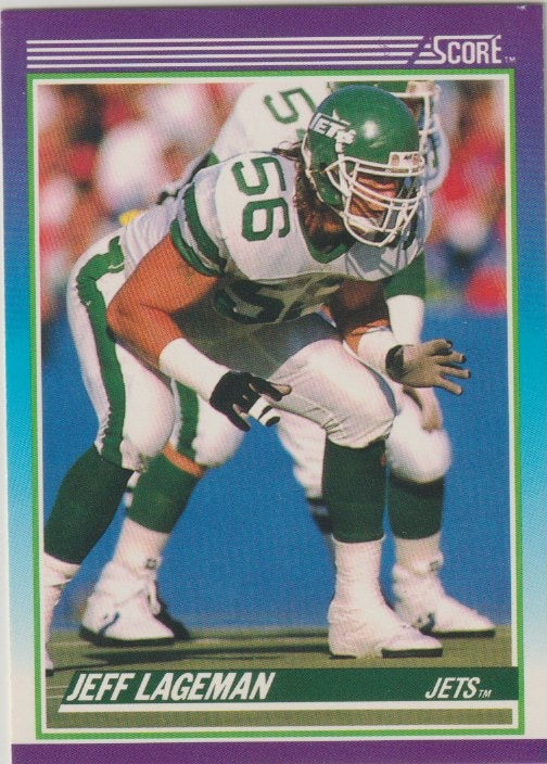 NFL 1990 Score - No 140 - Jeff Lageman
