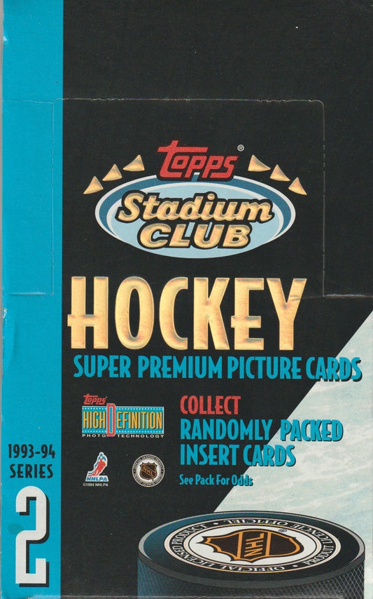 NHL 1993-94 Topps Stadium Club Series 2 - Box
