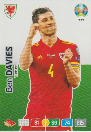 Fussball 2020-21 Panini UEFA Euro 2020 Adrenalyn XL Premium - No 377 - Ben Davies