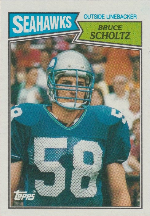 NFL 1987 Topps - No 178 - Bruce Scholtz