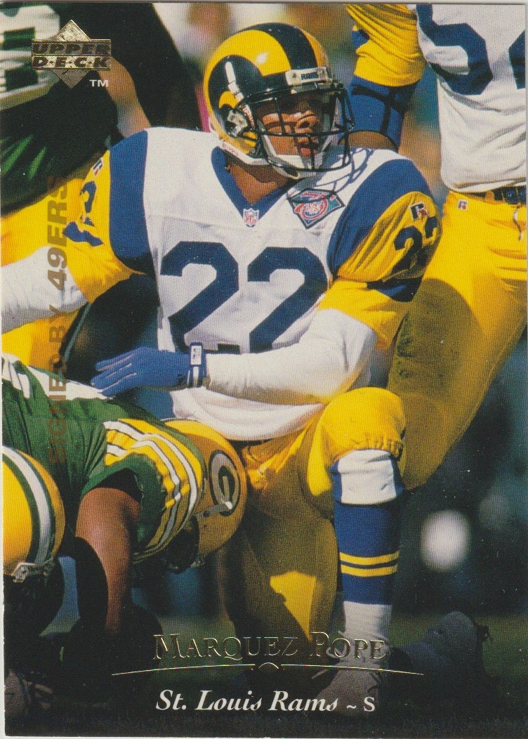 NFL 1995 Upper Deck - No 267 - Marquez Pope