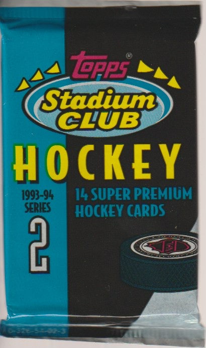 NHL 1993-94 Topps Stadium Club Serie 2 - Päckchen