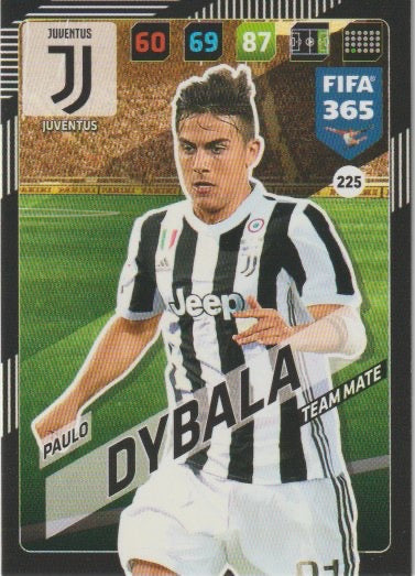 Fussball 2018 Panini FIFA 365 Adrenalyn XL - No 225 -  Paulo Dybala