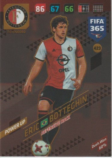 Soccer 2018 Panini FIFA 365 Adrenalyn XL - No 423 - Eric Botteghin