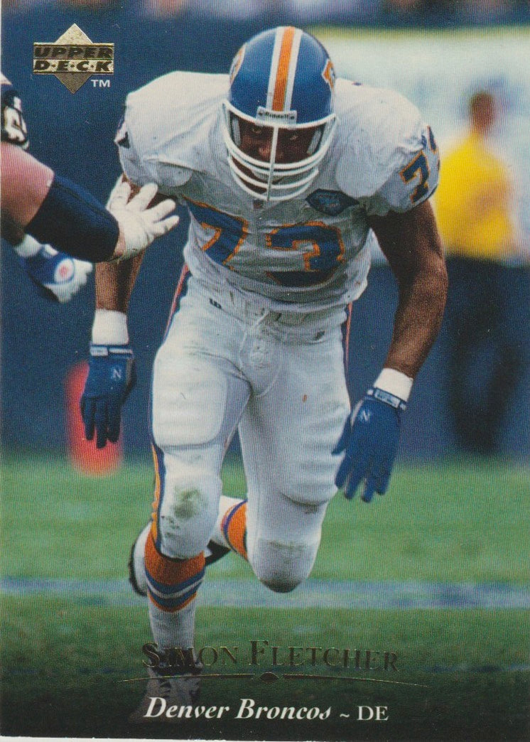NFL 1995 Upper Deck - No 166 - Simon Fletcher