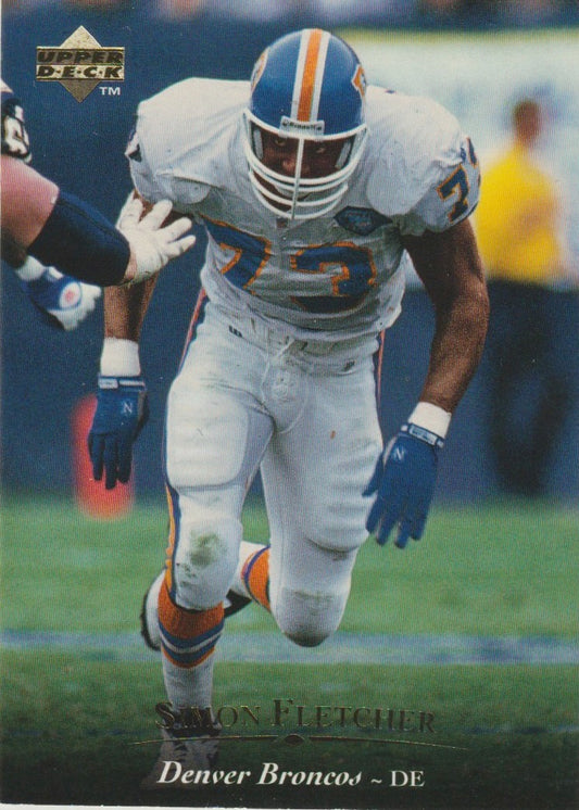 NFL 1995 Upper Deck - No 166 - Simon Fletcher