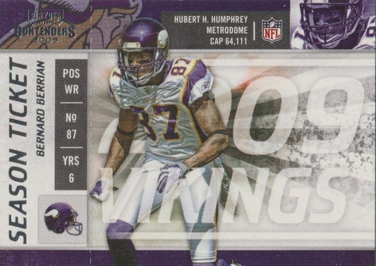 NFL 2009 Playoff Contenders - No 56 - Bernard Berrian