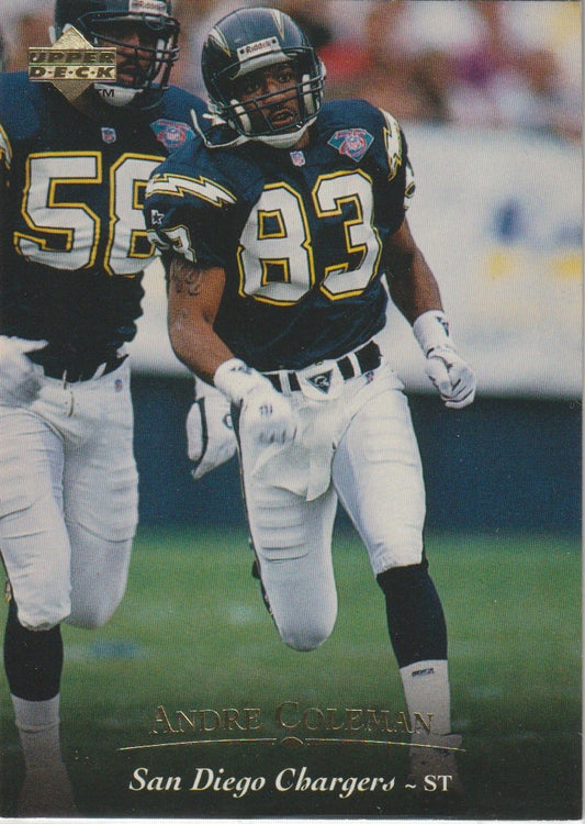 NFL 1995 Upper Deck - No 281 - Andre Coleman