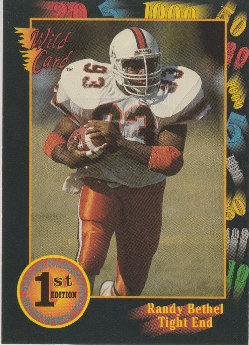 NFL 1991 Wild Card Draft - No 144 - Randy Bethel