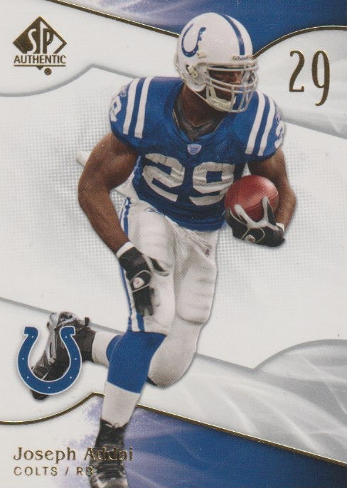 NFL 2009 SP Authentic - No 93 - Joseph Addai