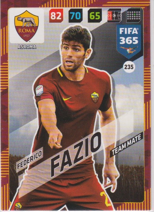 Fussball 2018 Panini FIFA 365 Adrenalyn XL - No 235 - Federico Fazio